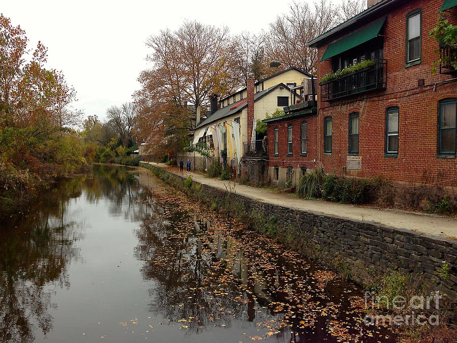 Fall on the Canal Photograph by Christopher Plummer