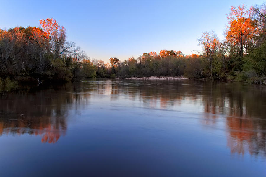 Fall On The Flint River - Georgia Photograph by Mark Tisdale