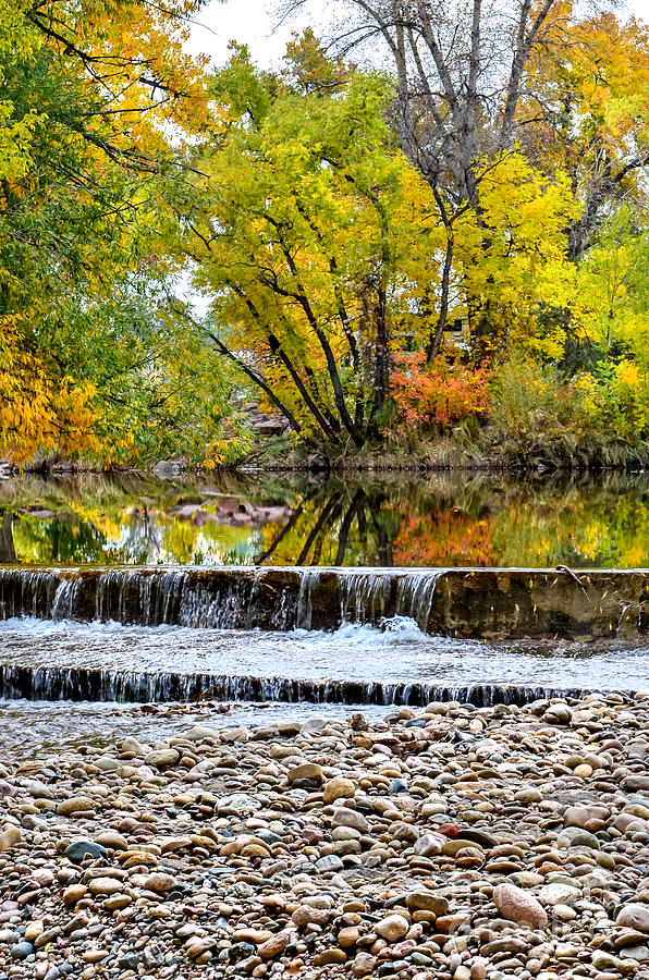 Fall Photograph - Fall on the Poudre by Baywest Imaging