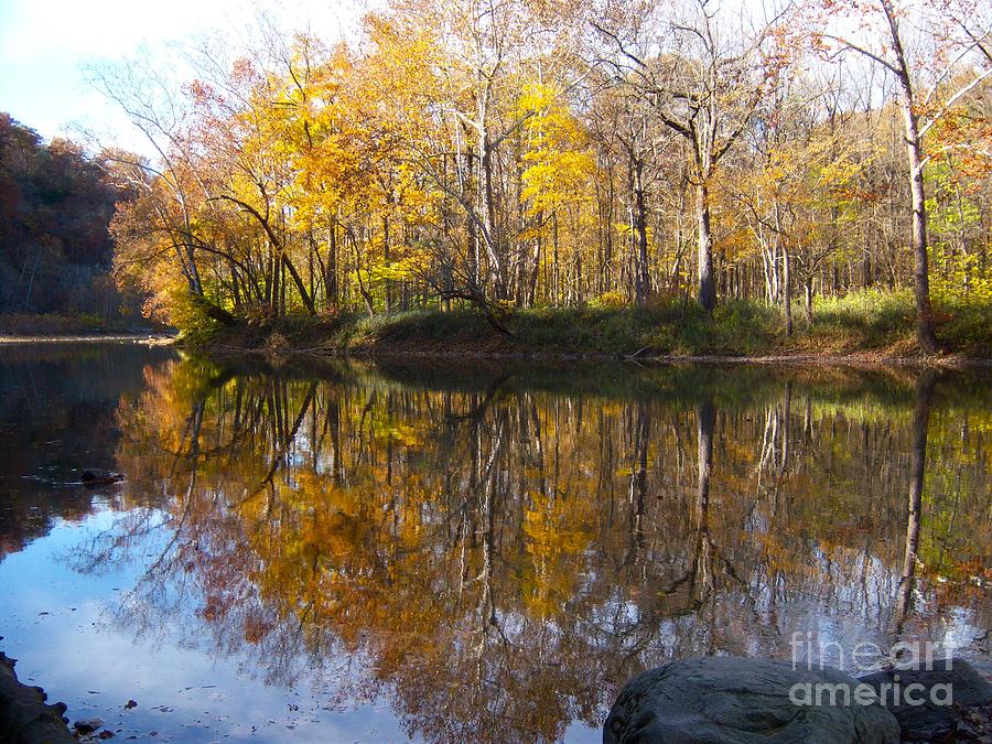Fall Perfection/Shades State Park Photograph by Pamela Clements