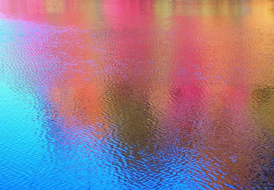 Nature Digital Art - Fall Reflections In South by Matthew Seufer Nature Digital Art - Fall Reflections In South by Matthew Seufer