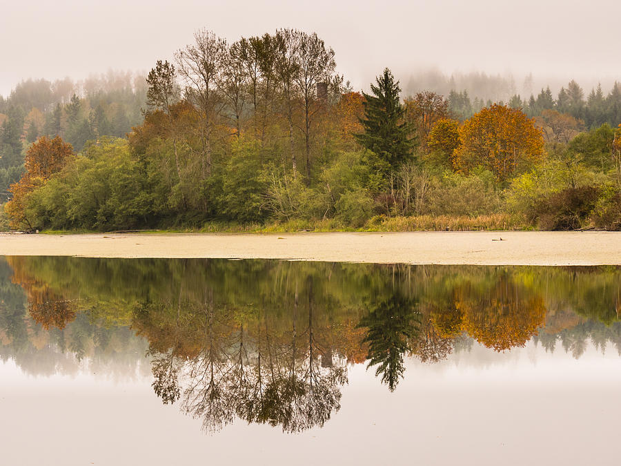 Fall Reflections Photograph by Kyle Wasielewski
