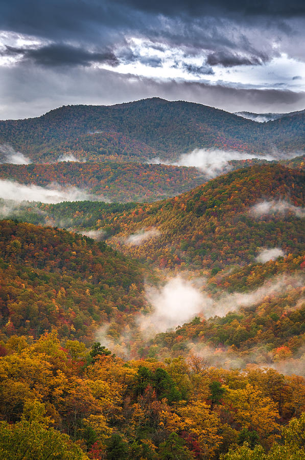 Fall Ridges Photograph by Joye Ardyn Durham