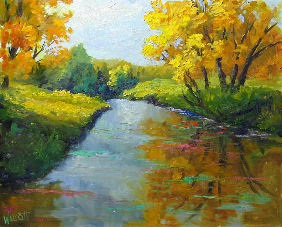 Fall River Painting By Jason Walcott