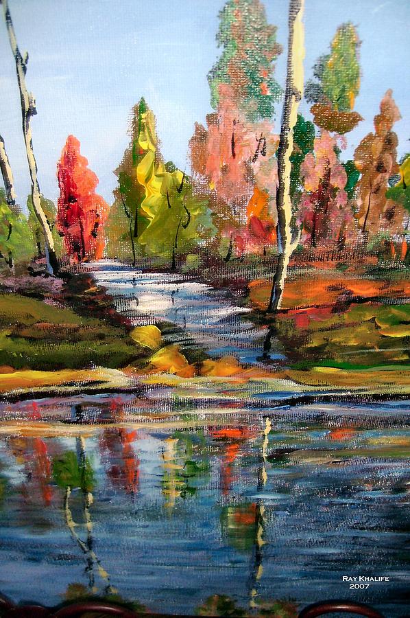 Fall scene Painting by Ray Khalife