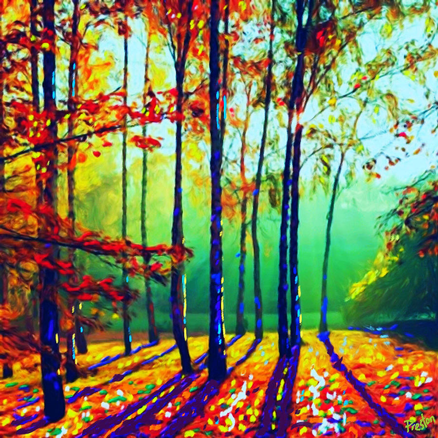 Fall Shadows Painting by Preston Sandlin
