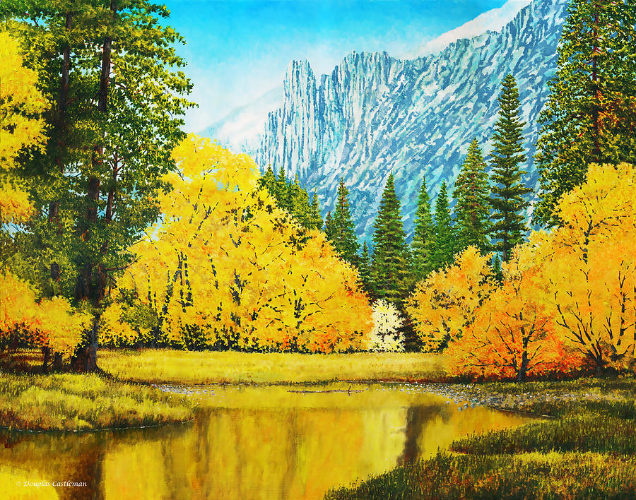 Fall Splendor in Yosemite Painting by Douglas Castleman