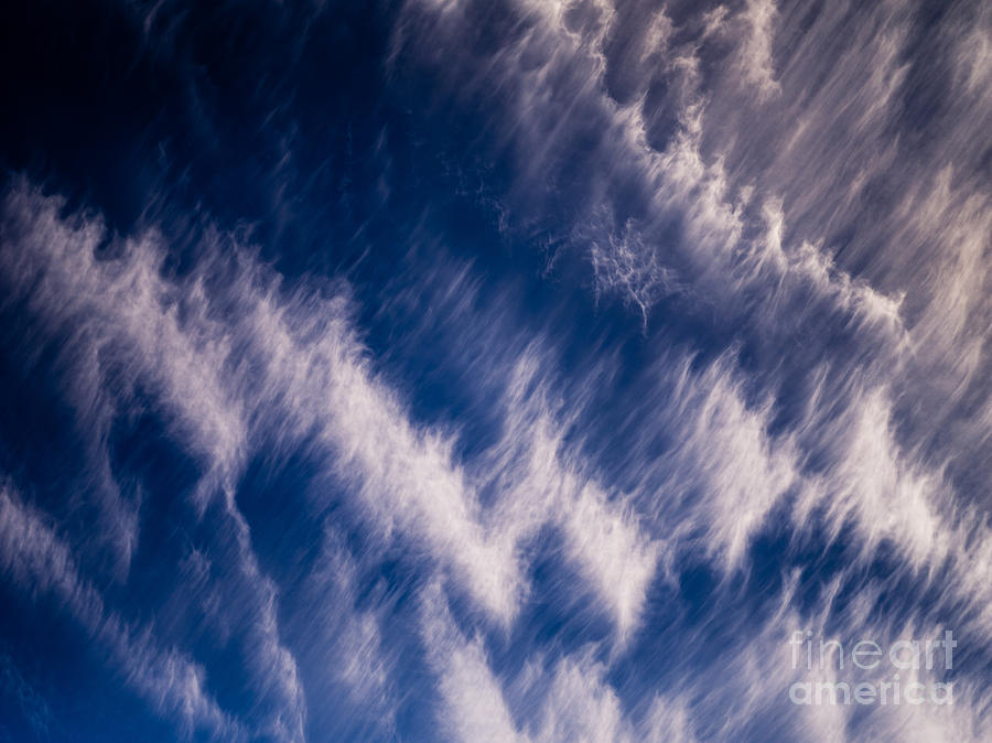 Fall streak clouds 7 Photograph by Tracy Knauer