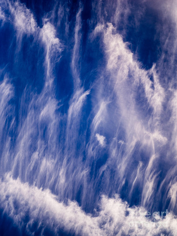 Fall streak clouds Photograph by Tracy Knauer - Fine Art America