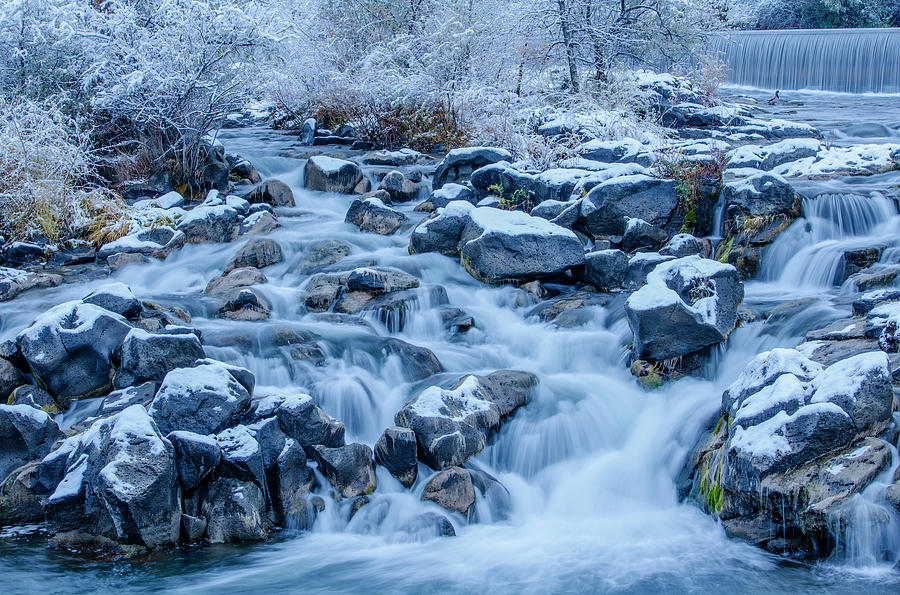 Fall Winter Blend Of Seasons Photograph by ©anitaburke
