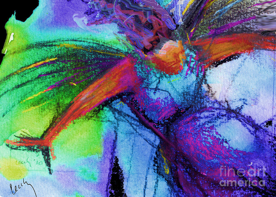 Angel Mixed Media - Fallen Angel by Cecily Mitchell