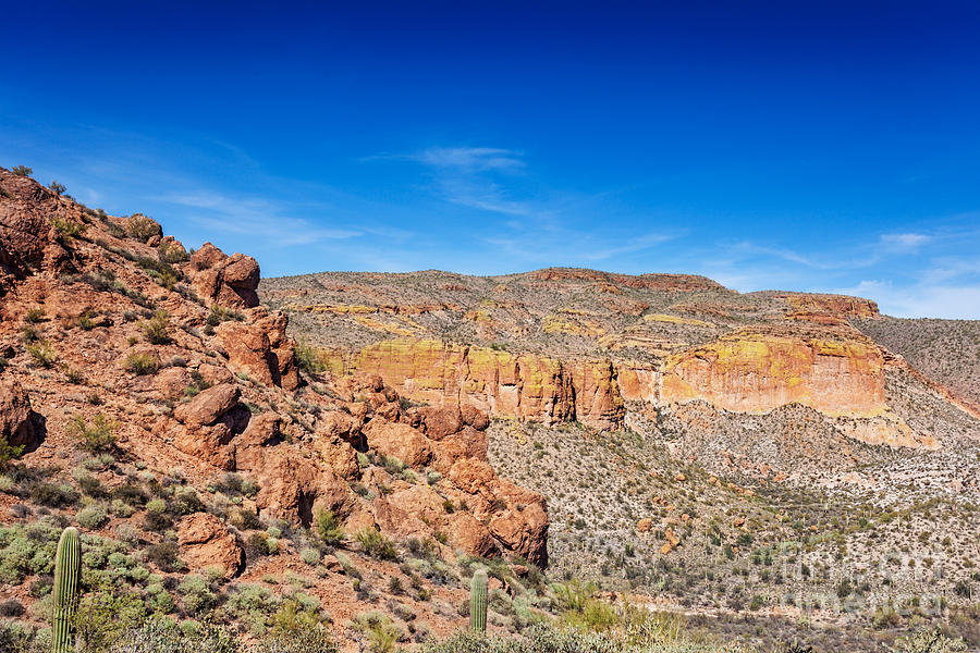 Fallen boulders on desert hillsides Photograph by Jo Ann Snover - Fine ...