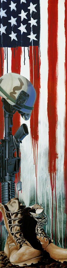 Fallen Hero Painting by Marlon Huynh - Fine Art America