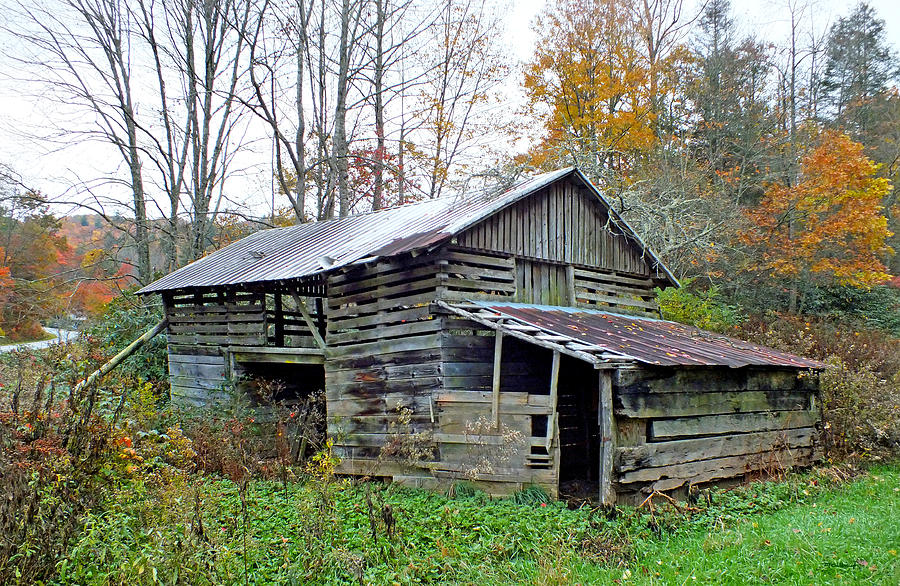 Falling Down Old Barn in the Fall 2 Photograph by Duane McCullough