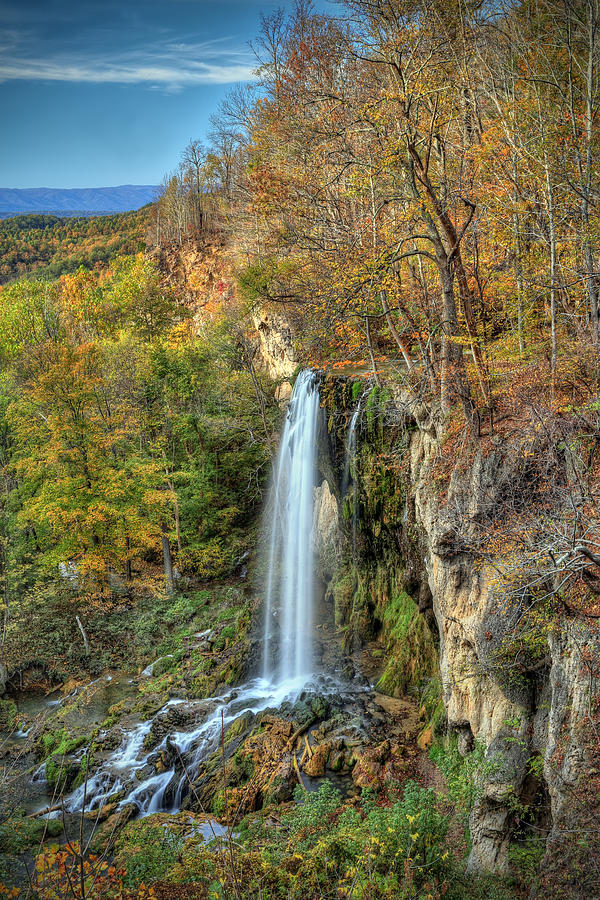 Falling Springs Falls Photograph by Jaki Miller