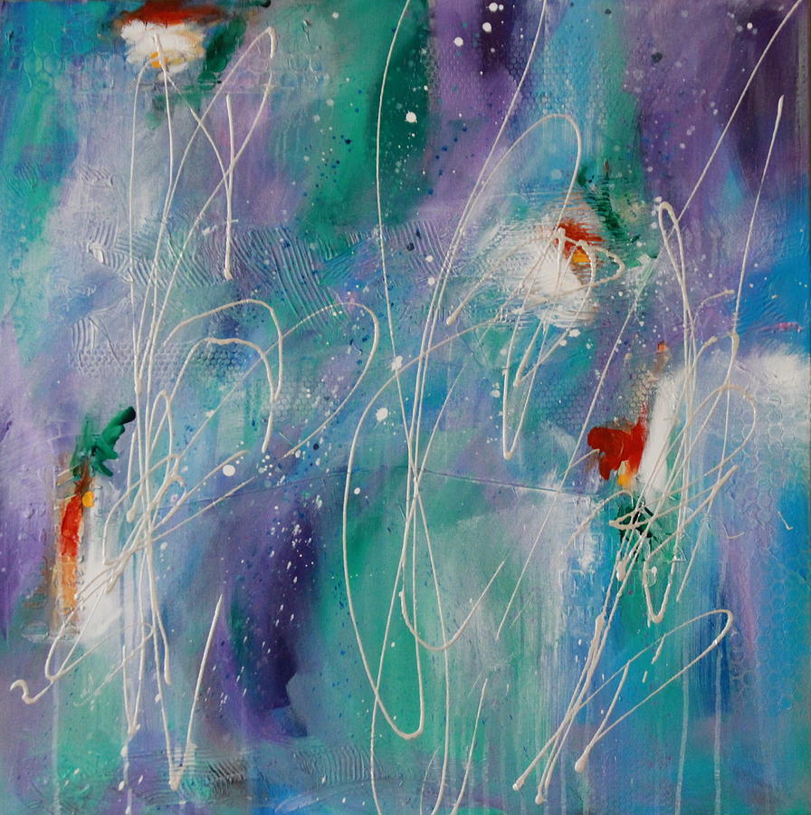 Falling Stars Painting by Lauren Petit