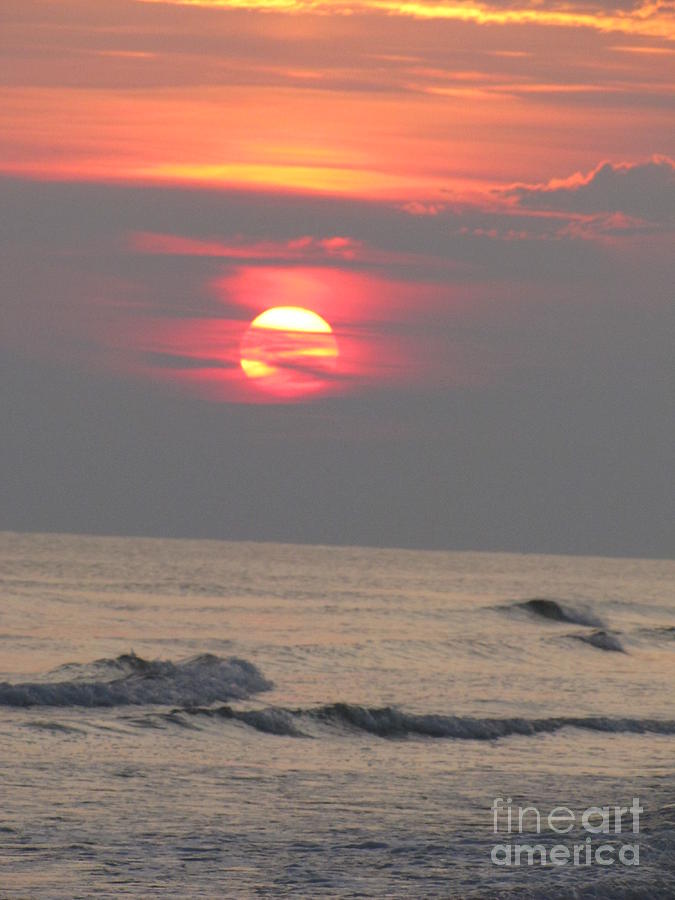 Falling sunset Photograph by Michelle Powell