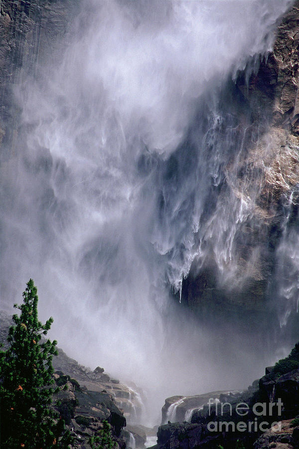 Yosemite National Park Photograph - Falling Water by Kathy McClure