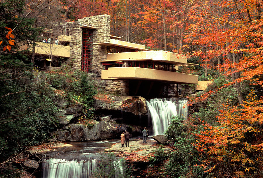 Pittsburgh Photograph - Fallingwater House At Bear Run by Theodore Clutter