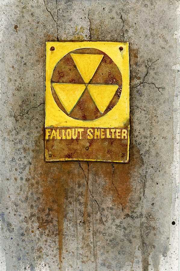 Fallout Shelter #1 Painting by Jennifer  Creech