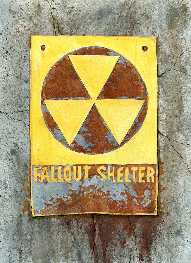 Fallout Shelter #2 Painting by Jennifer  Creech