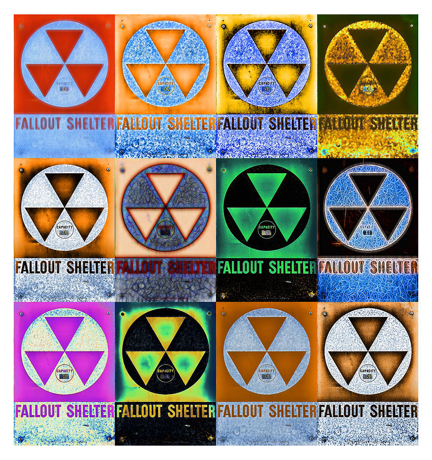 Fallout Shelter Mosaic Photograph by Stephen Stookey