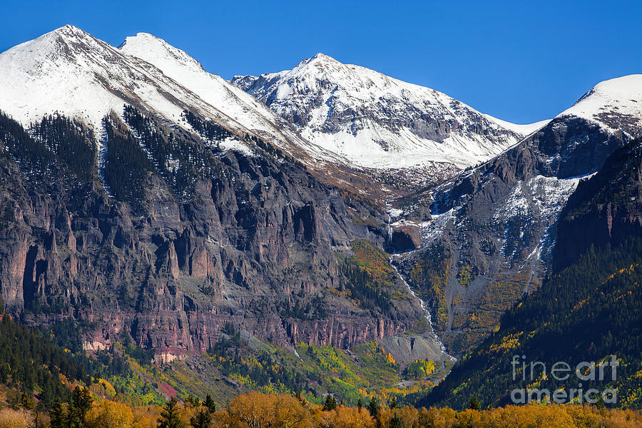 Water Fall Photograph - Falls Above Telluride by Jim Garrison