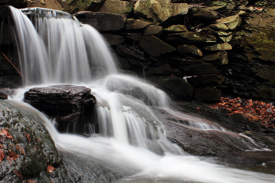 Fall Photograph - Falls at Melville by Andrew Pacheco