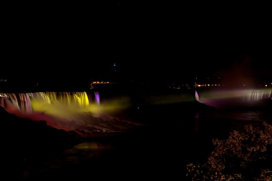 Falls Illumination Photograph by Dave Files
