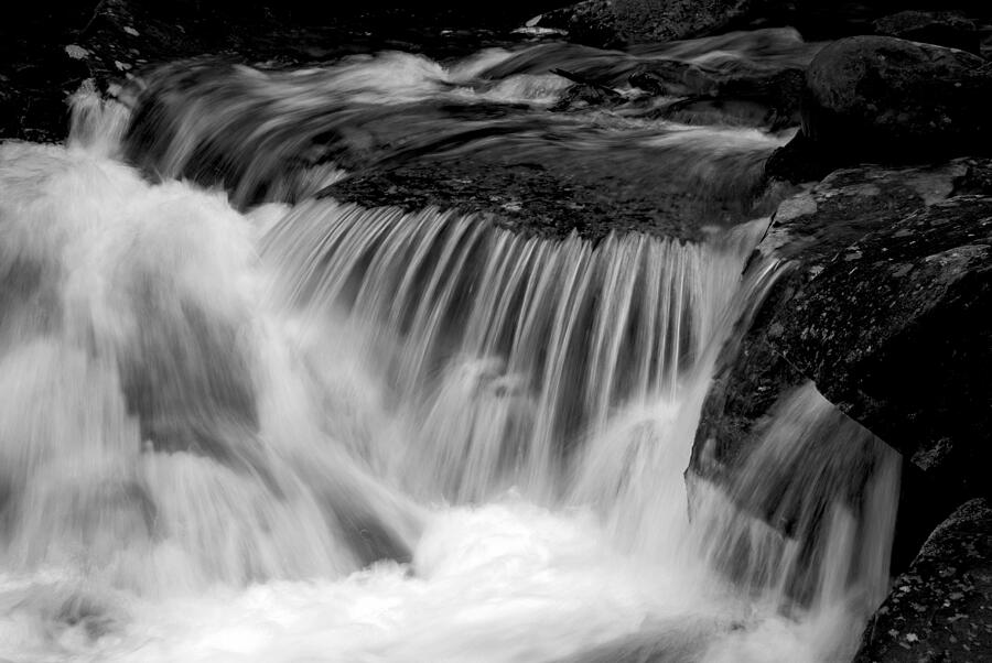 Falls in BW - 44 Photograph by Paul W Faust -  Impressions of Light