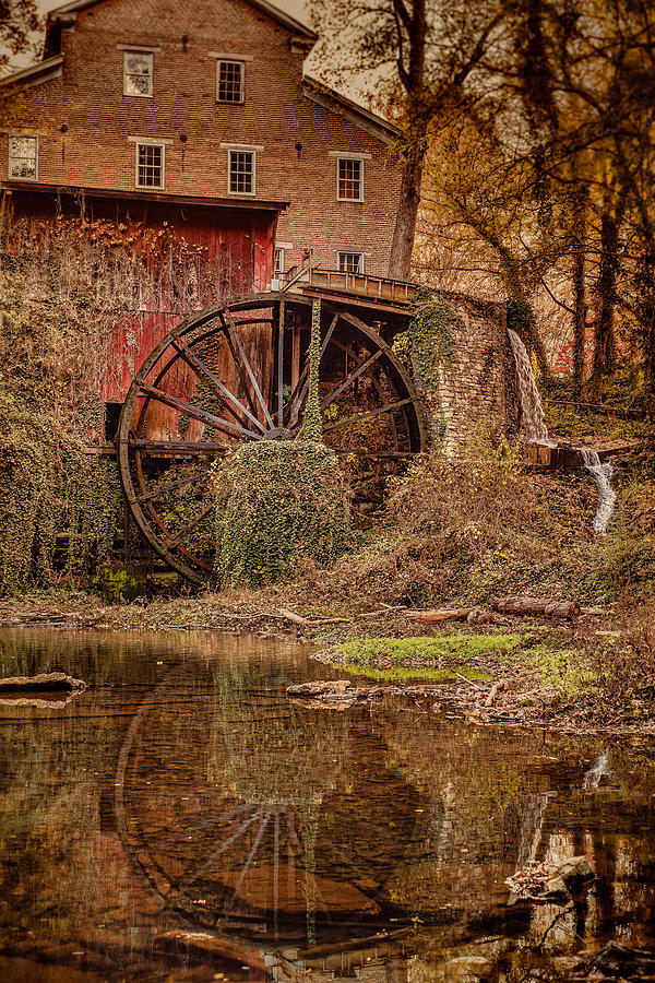 Falls Mill Photograph by Brett Engle