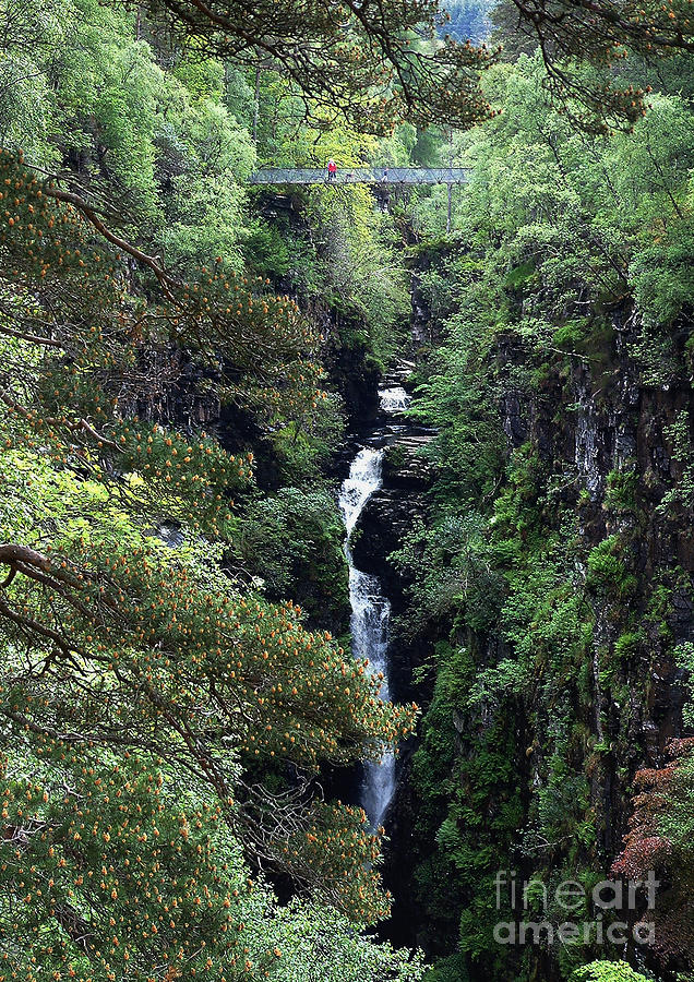 Falls of Mheasach - Scotland Photograph by Phil Banks