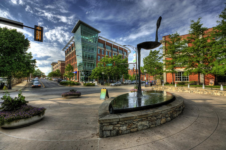 Falls Park Greenville South Carolina Photograph by James Wellman