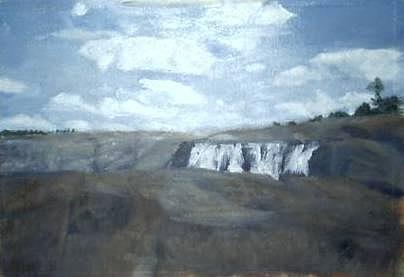 Falls Painting by Sheila Mashaw