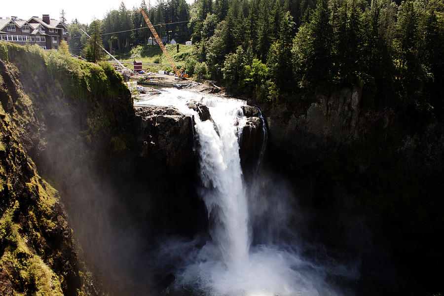 Falls Under Construction Photograph by Edward Hawkins II