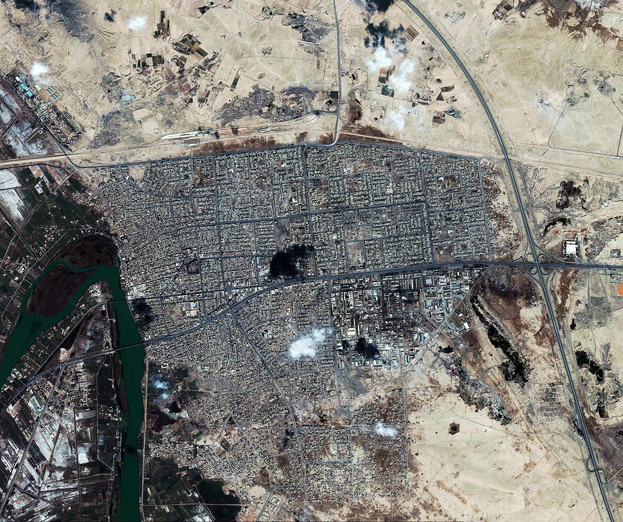 Fallujah Photograph by Geoeye/science Photo Library