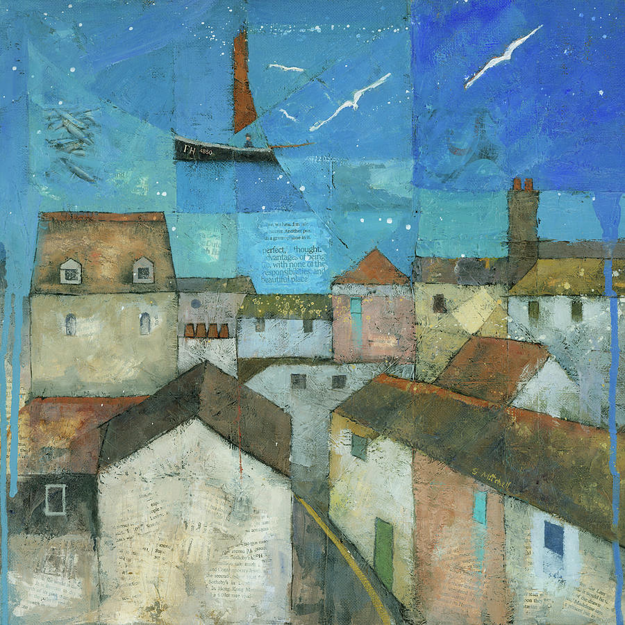Falmouth Painting by Steve Mitchell