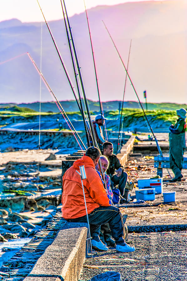 Beach Photograph - False Bay Fishing 1 by Cliff C Morris Jr