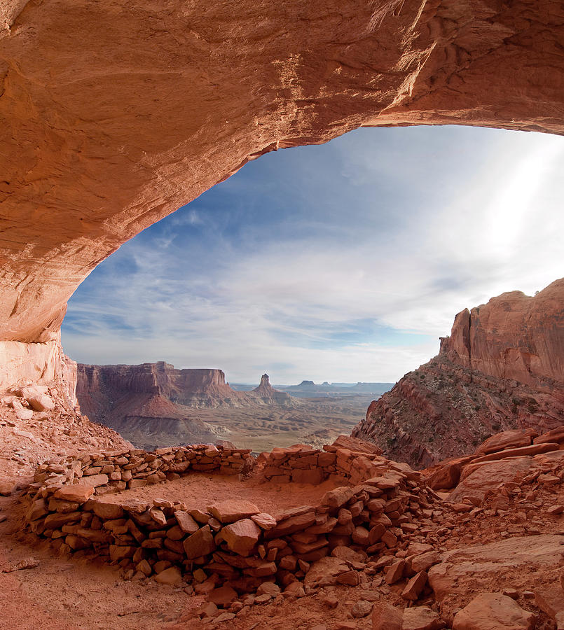 Canyonlands National Park Photograph - False Kiva In Canyonlands National by Howie Garber