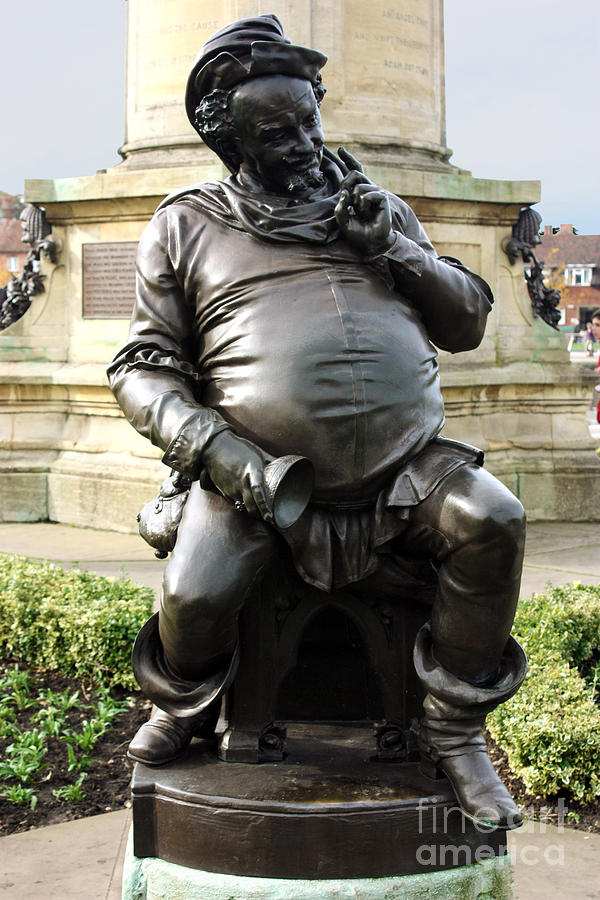 Knight Photograph - Falstaff at the Gower Memorial Stratford Upon Avon  by Terri Waters