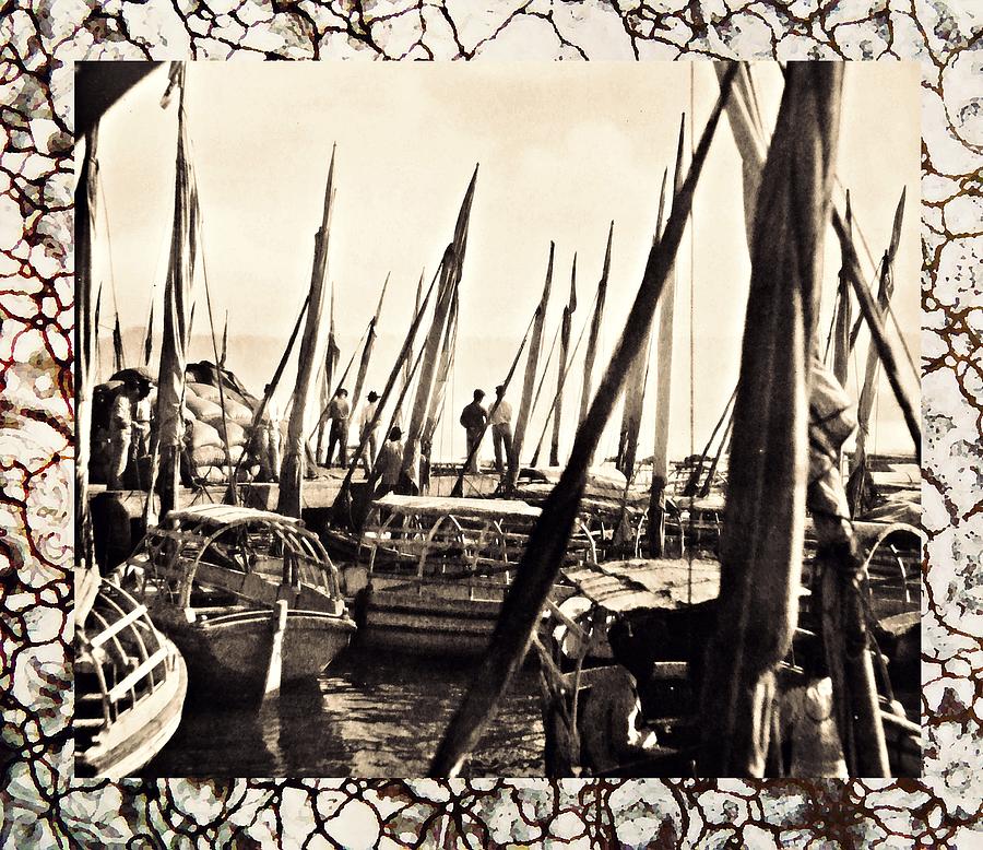 Falucas in Havana Harbor in 1898 2 Photograph by William B Townsend