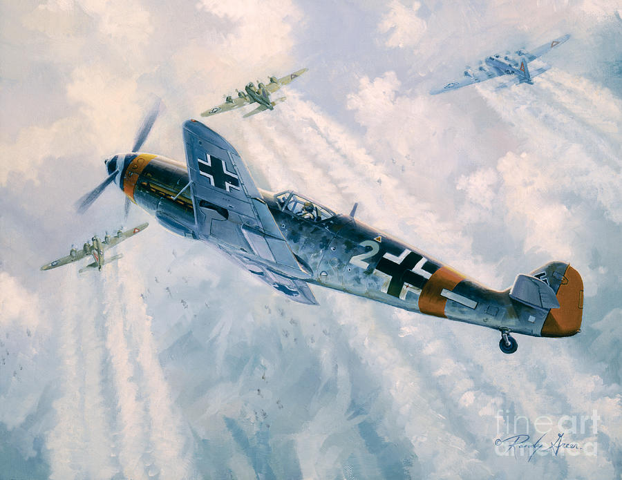 Jet Painting - Familiarity Breeds Respect by Randy Green