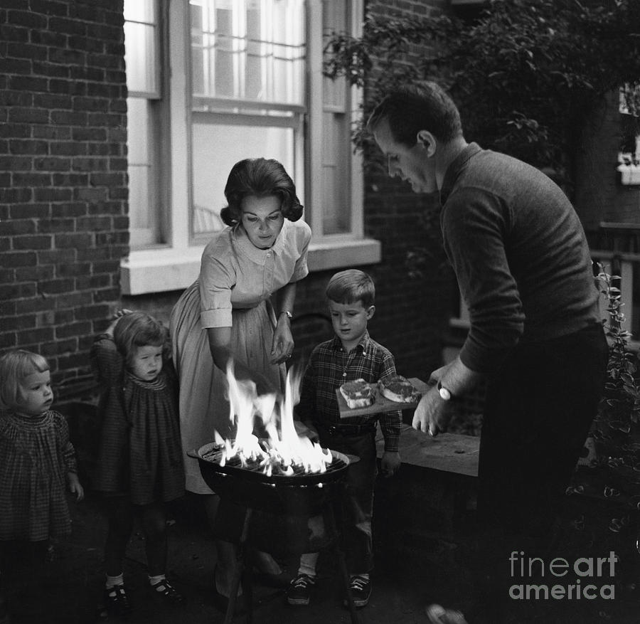 Family Photograph - Family Barbeque by Suzanne Szasz