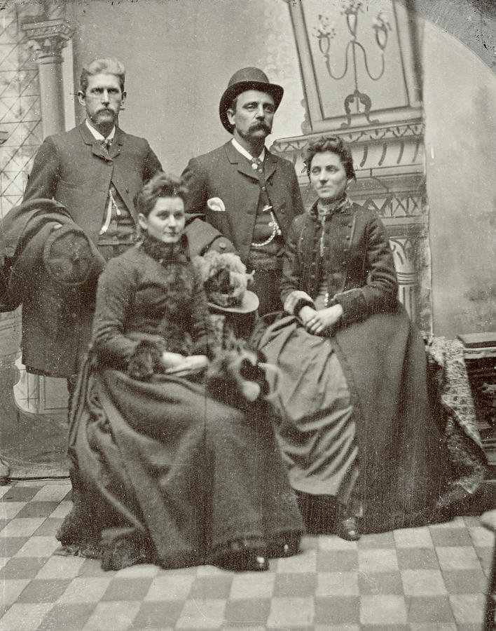 Family, C1890 Photograph by Granger