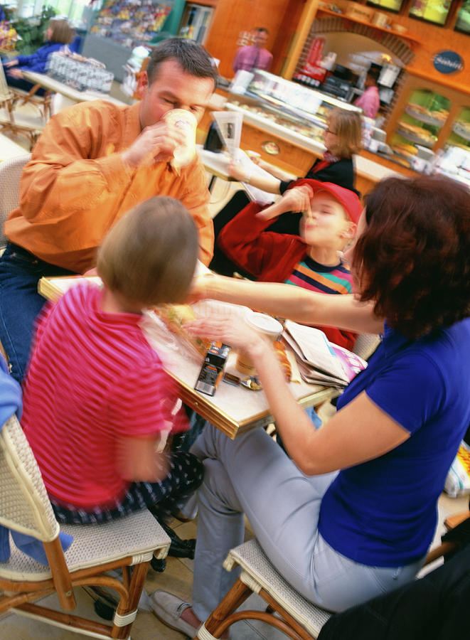 Family Eating Lunch Photograph by Science Photo Library Family Eating Lunch Photograph by Science Photo Library