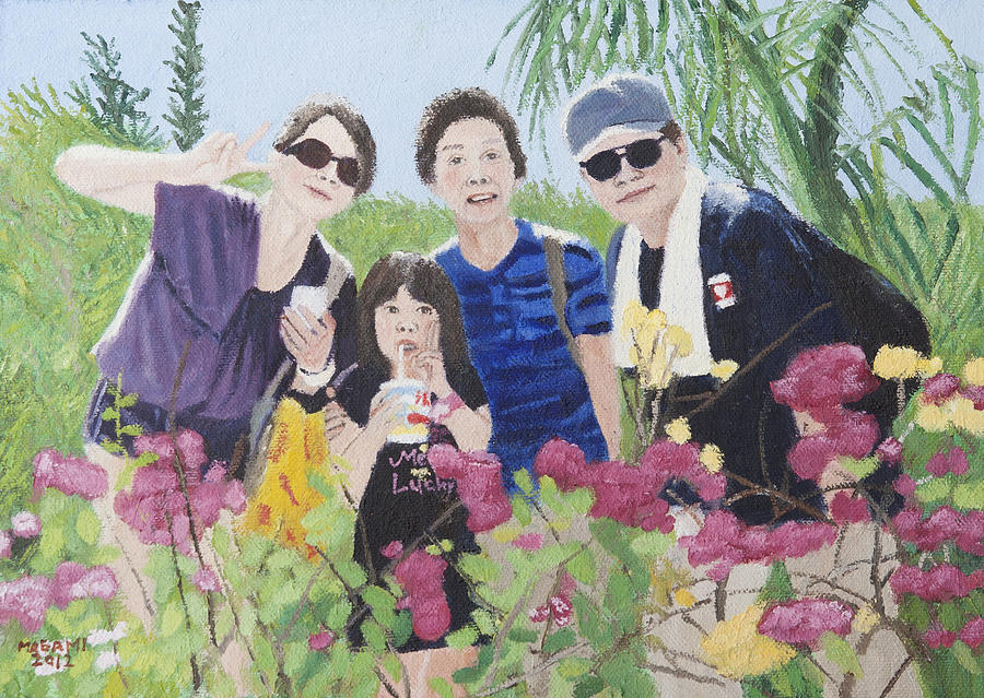 Family Holiday Painting by Masami Iida