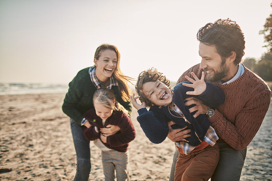 Family on the beach Photograph by Geber86 Family on the beach Photograph by Geber86