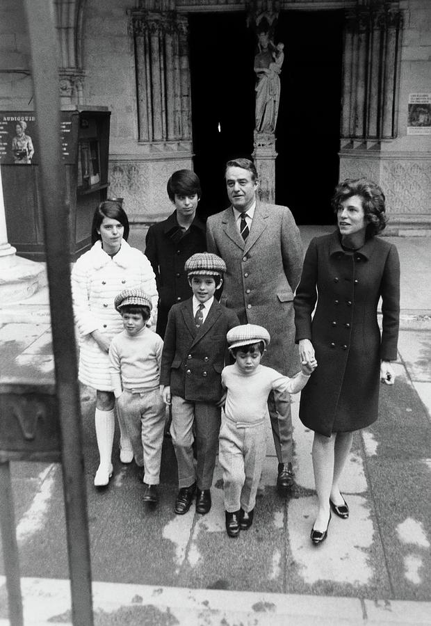 Family Portrait Of Eunice Shriver And Family Photograph by Henry Clarke