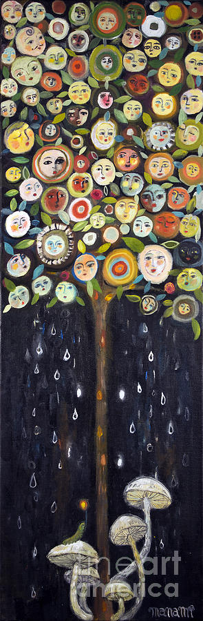 Family Tree Painting by Manami Lingerfelt