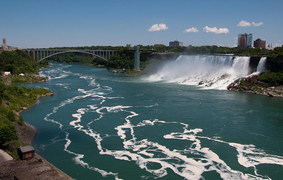 Famous american horseshoe water falls near Niagara Photograph by Alexandre MOREAU